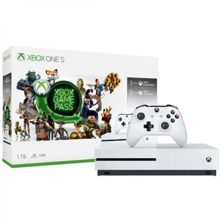 Microsoft Xbox One S 1TB, 3M Game Pass + 3M Live Microsoft Xbox One S 1TB, 3M Game Pass + 3M Live