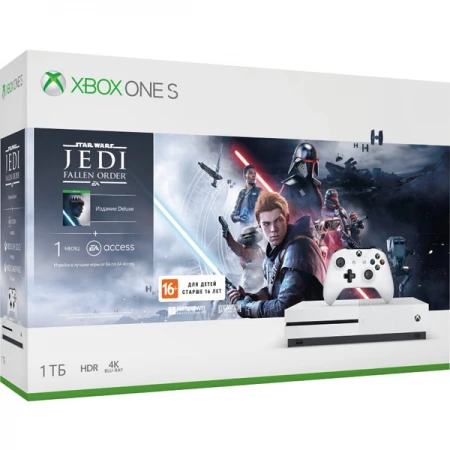 Microsoft Xbox One S 1TB, Star Wars Jedi Fallen Order Microsoft Xbox One S 1TB, Star Wars Jedi Fallen Order