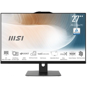 Моноблок MSI Modern AM272P 1M (27 FHD/Core U5 120U/16GB/512SSD/Intel Arc/NoOD/DOS) (1M-681XRU)