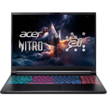 Ноутбук Acer Nitro V16S AI ANV16S-61 (16 WQXGA/Ryzen AI 7 350/16GB/1TbSSD/RTX5070 8GB/noOD/DOS)(NH.QXNER.001)