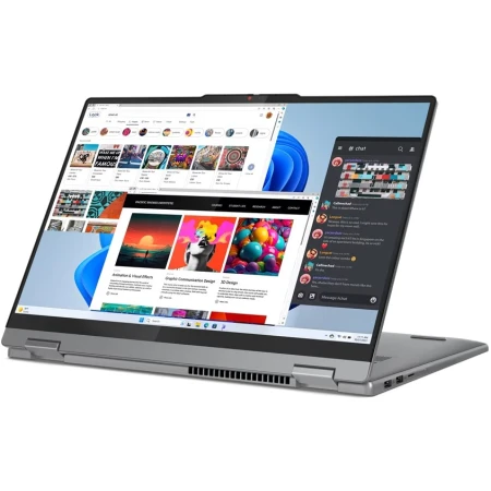 Ноутбук Lenovo IdeaPad 5 16AHP9 (16 WUXGA/Ryzen 5 8645HS/16Gb/512SSD/Radeon/noOD/DOS)(83DS003SRK)