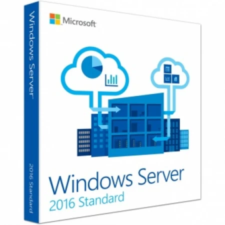 Microsoft Windows Server Standard 2016, 64-bit, Russian, Kazakhstan Only, 1pk DSP 16 Core, OEI DVD